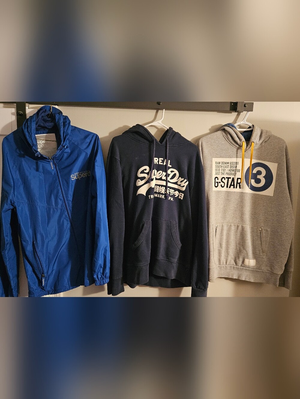 Superdry / G Star Raw Bundle, Windbreaker Hoodie
